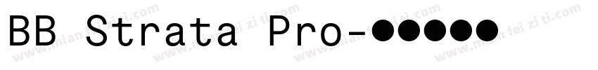 BB Strata Pro字体转换
